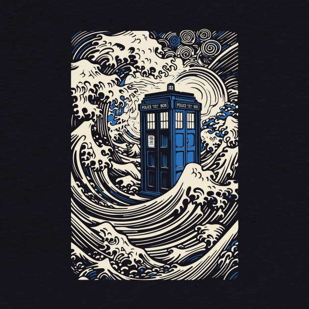 Kanagawa Tardis by DesignedbyWizards